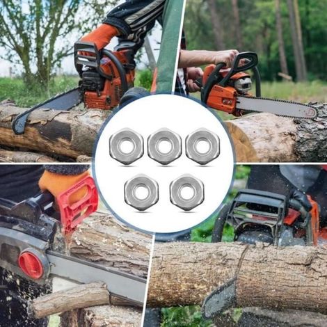 Set di 5 dadi per pignone per STIHL MS171, MS181, MS192T, MS211, MS231, MS251, MS291, MS311, MS361, MS362, MS391 (1/5)