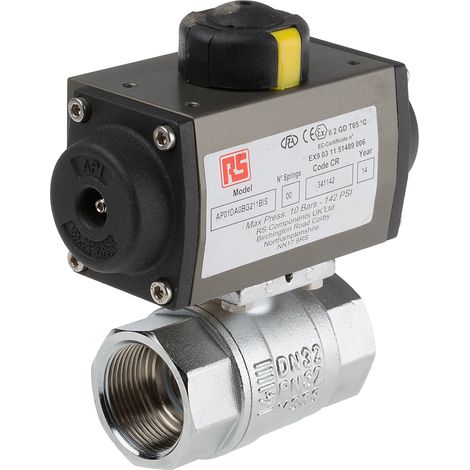 Vanne pneumatique RS PRO, Bille BSP 1-1/4" femelle ( Prix pour 1 ) (1/2)