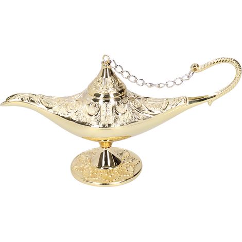Lampe ornementale Légende, style vintage européen, décoration de bureau/maison artisanale dorée (1/5)