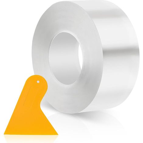 Film de Protection Transparent Seuil de Porte 5cm x 15m Seuil de Porte Voiture Grattoir Voitures Vélos Motos Meubles (1/5)