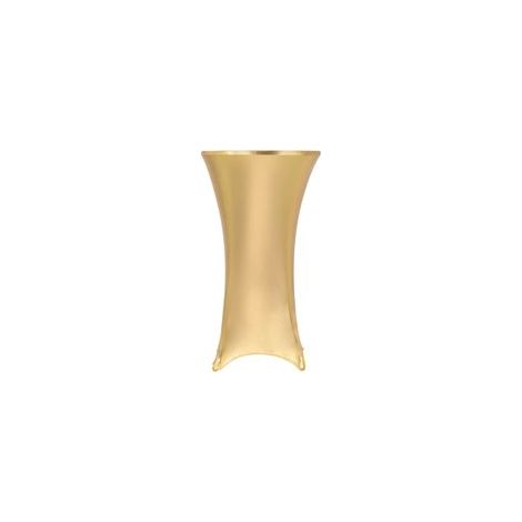 2 tovaglie elasticizzate dorate 70 cm - Crezuo