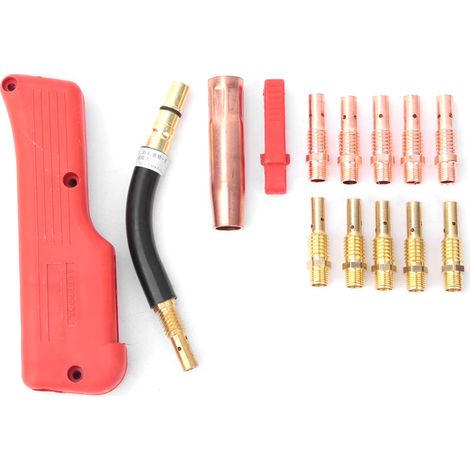 Pièces de torche de soudage pour 200A MIG MAG, support de pointe, bouclier à col de cygne, ensemble de coques de pistolet (1/5)