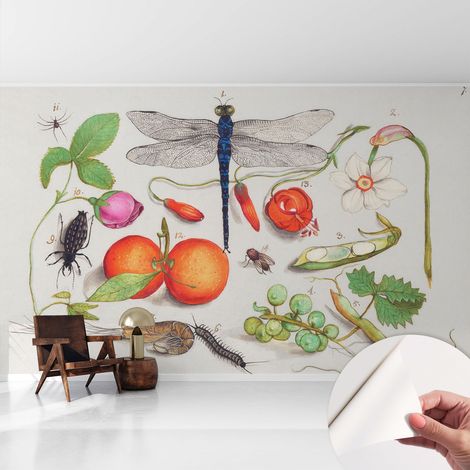 Fototapete Selbstklebend - Wanddekoration - Wandfolie - 3D Tapete Wand - Wohnungsdeko Naturillustration 416x254 cm (1/5)