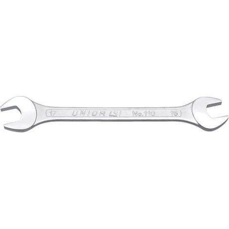 Llave abierta Unior 605358 acero cromo 15 grados