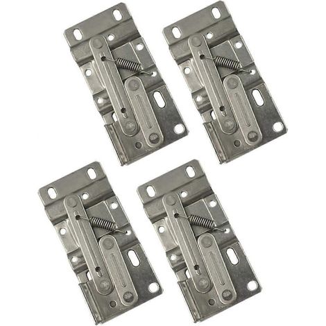 Charnières de porte à charnières rabattables Didiseaon à 45 degrés, 2 paires, ressort invisible (1/5)