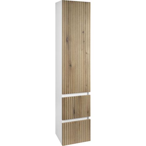 Aqualine Paneda - Armadietto alto 35x165x31 cm, S/D, rovere emporio PN265 (1/5)