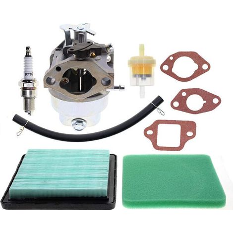 Carburateur avec joint d'étanchéité Kit de filtre à air pour Honda GCV135 GCV160 GC135 GC160 Moteur HRB216 HRR216 HRS216 HRT216 HRZ216 Remplace 16100-Z0L-023 Tondeuse à Gazon (1/4)