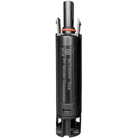 Connecteur de panneau solaire PV 30A, Diode photovoltaïque Anti-eau inversée pour contrôleur