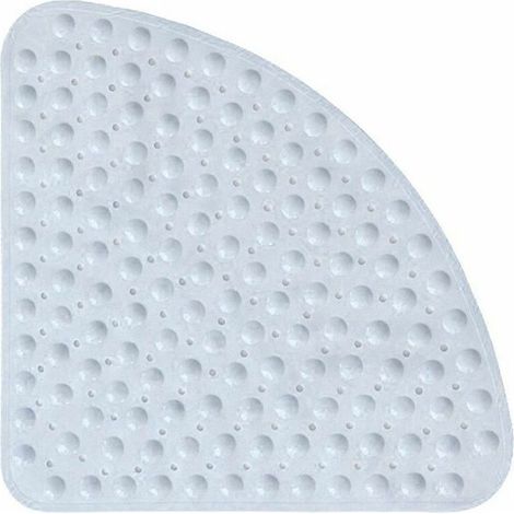 Insert de douche tapis de douche coin quart de cercle tapis anti-dérapant pour douches d'angle 5253cm (1/5)