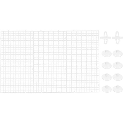 Panneau de séparation pour aquarium à monter soi-même, fournitures pour aquarium, gestion de l'aquarium, accessoires d'aquarium en PVC (1 ensemble) (1/5)