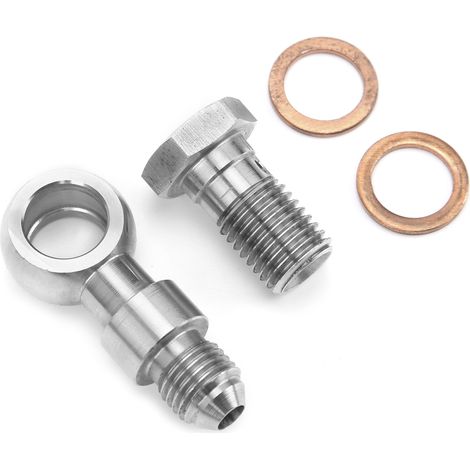 Kit de raccord banjo d'alimentation d'huile M12 pour turbo SAAB TD04 Garrett GT12 côté liquide de refroidissement turbine (1/5)