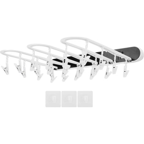 Support mural pliable pour chaussettes et sous-vêtements - Rangement séchage multifonction (1/5)