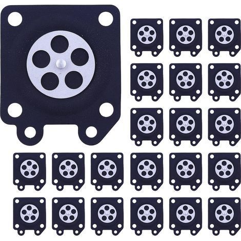 20 Pièces Diaphragme de Carburateur pour Walbro WA WT WY WZ Série, Kit Membrane Joint Carburateur Kit de Reparation OEM 95-526, 95-526-9, 95-526-9 (1/5)