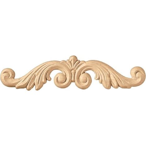 Fregio decorazione in legno cod 13126 - mm 210 x 48 (1/2)
