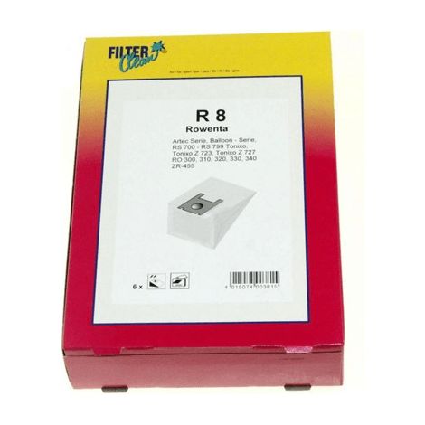SACS ASPIRATEUR (X6) ALTO OPTIMO GALEO POUR PETIT ELECTROMENAGER MOULINEX - 000180-K