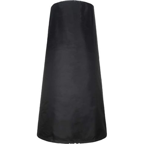 Housse de brasero en tissu Oxford 210D imperméable et robuste pour protéger contre la pluie, la neige, le vent – Pour jardin, terrasse, ronde, 41 x 122 cm (1/5)