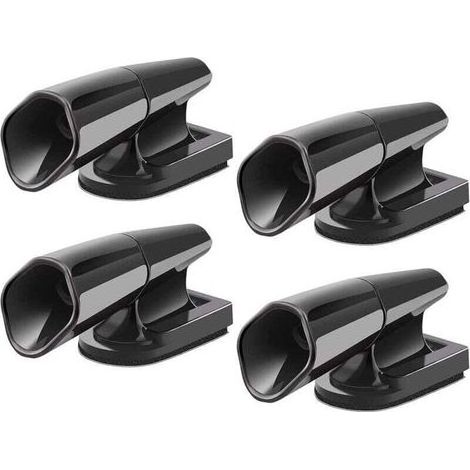 Sifflets de cerf Avertissement de la faune sifflet ultrason anti gibier pour voitures, véhicules, motos, noir Ultrasonique Cerf Attention (1/5)