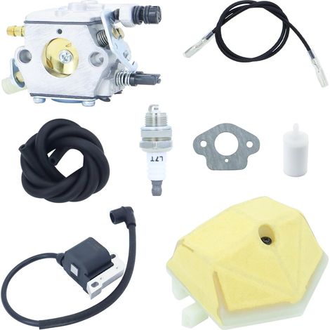 Carburetor repair kit, air filter and high-pressure repair kit for Husqvarna 50, 51 and 55 (Part No. 503281504)--DTEKGAZ