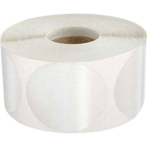rouleau d'autocollants ronds transparents-5.00X5.00X0.10CM-Transparent (1/4)