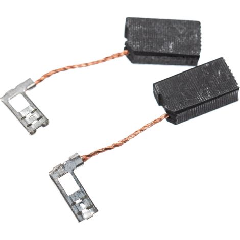 vhbw 2x escobilla 6 x 10 x 18 mm compatible con Hilti TE 104, TE 14, TE 15, TE 15-C, TE 18-M, TE 24 martillo perforador