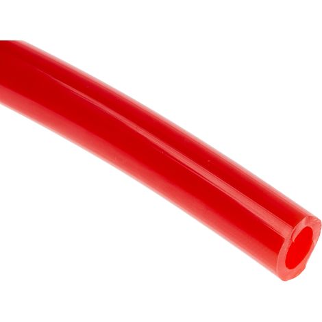 Tuyau à air RS PRO, 8mm x 5mm x 30m Rouge en Polyuréthane ( Prix pour 1 )