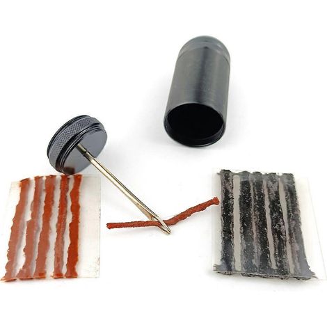 Kit d'outils de réparation de pneus de vélo, bandes de réparation d'urgence pour pneus -- (1/5)