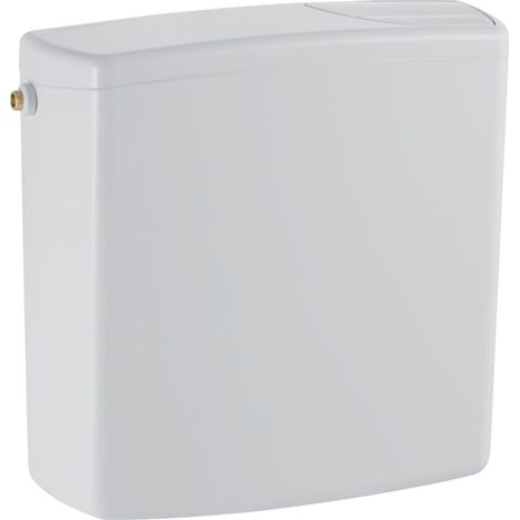 Réservoir de toilette AP140 avec 3 arrivées d'eau, 2 chasses d'eau, blanc, 140338