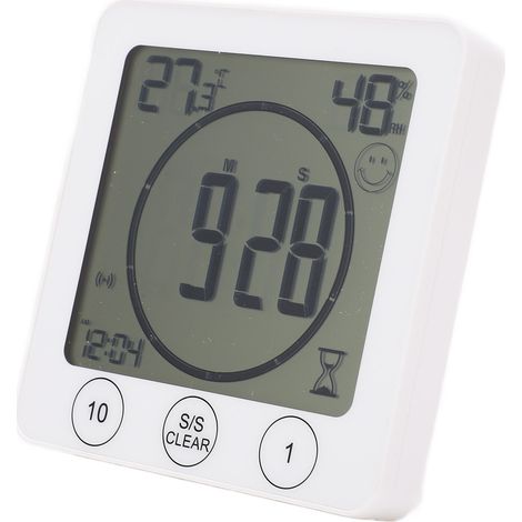 Temperatur- und Feuchtigkeitsmesser, Innenthermometer, Hygrometer, Timer für Zuhause und Büro (1/5)