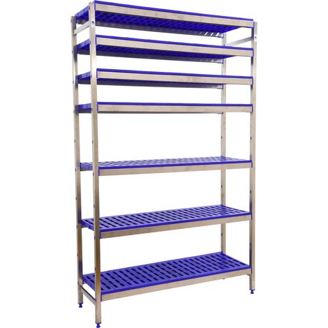 Simonrack Simoninox mensola metallica blu in acciaio inox