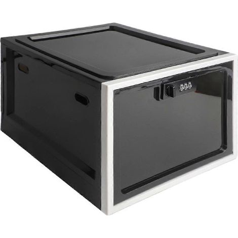 Sichere Aufbewahrungsbox für Medikamente, Lebensmittel und Handy, aus durchsichtigem Kunststoff, großes Fassungsvermögen, für Make-up oder Kühlschrank. (1/5)