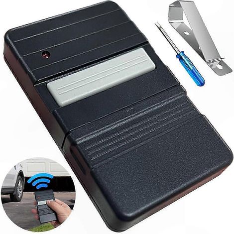 Télécommande Genie 390 MHz pour ouvre-porte de garage avec commutateur DIP 9-12 pour porte sectionnelle (1/5)