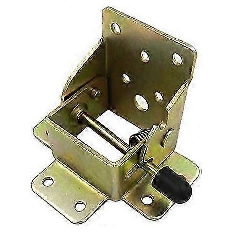 Kit de fixation pour pieds de table et chaise pliantes en fer avec charnières, 75 mm x 60 mm x 55 mm, 1 pièce, compatible avec différentes marques. (1/4)