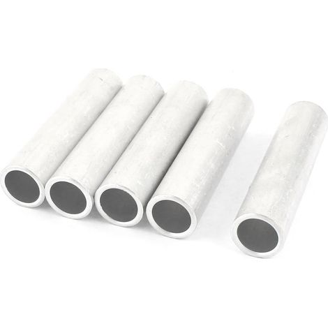 5Pcs Aluminium-Rohrverbinder Gerade Inline-Verbindungsstücke 21mm Innendurchmesser 113mm