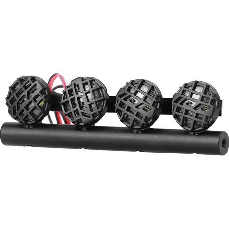 Projecteur LED 4x4 pour véhicule RC 1/10, éclairage pour rack de toit TRX4 SCX10, accessoire crawler tout-terrain (1/5)