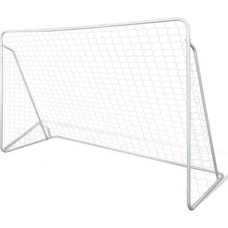 Cage de but de football en acier de haute qualité, dimensions : 240 x 90 x 150 cm