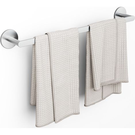 CECIPA MAX Porte-serviettes de Salle de Bain - Porte-serviettes Multifonctionnel en Acier Inoxydable Brossé - 59CM Peut accrocher 2 Serviettes (1/5)