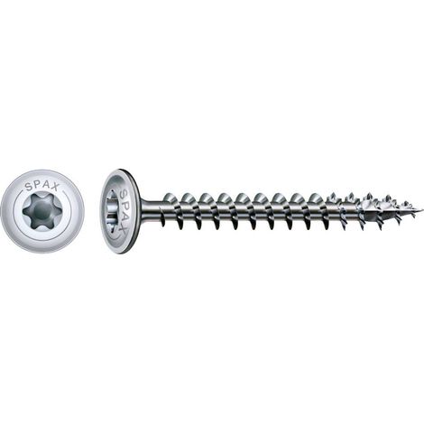 SPAX 0251010600405 Vite da legno 6 mm 40 mm T-STAR plus Acciaio WIROX 200 pz. (1/5)