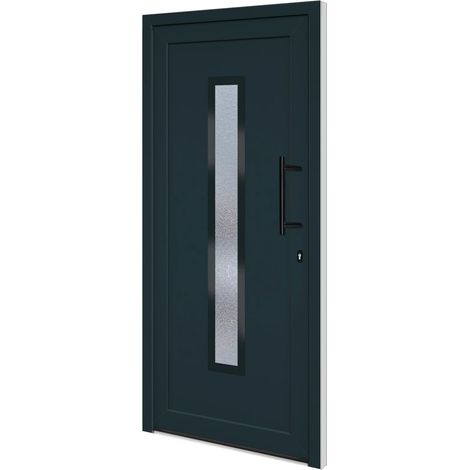 Haustür Anthrazit 98x208 cm PVC vidaXL (1/5)