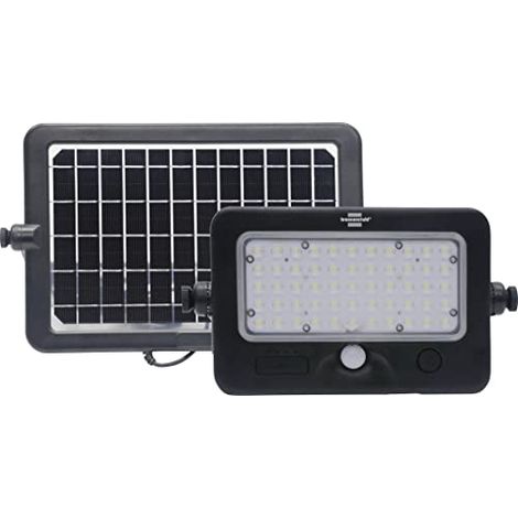 Brennenstuhl Faretto Solare LED da Esterno Con Rilevatore di Movimento SOL ML 1000 Faro LED Esterno Con Pannello Solare Indipendente - Cavo 3m Illuminazione Ampio Raggio, Rilevatore Movimento 120° (1/4)