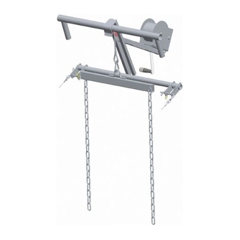 DIMOS Treuil de Levage Manuel 30m : Installation Goulottes & Chantier - 650 mm