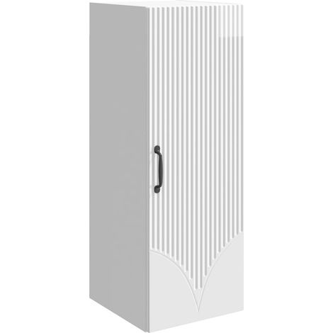 Wall-Mounted Cabinet High Gloss White 33 x 34.5 x 90 cm vidaXL
