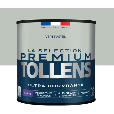 Tollens - Peinture intérieure couleurs - La Sélection Premium Velours - Ultra Couvrante - Vert Pastel 0,5 L - 6m²