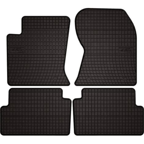 Alfombrillas de goma para Ford Focus MK1 FL hatchback, sedán, station wagon (2001-2004) - negras, ajustables (1/5)