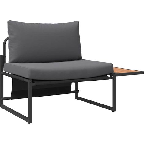 Maison Exclusive - Gartensofa-set 2 pcs Anthrazit Stahl