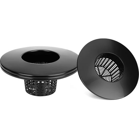 Set of 3 Mesh Pots - 6" for 15 and 10 Litre Buckets, Wide Lip Hydroponic Bucket Lids, DWC Basket Lids (1/5)