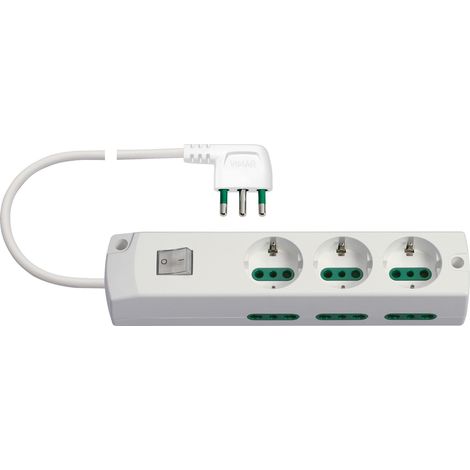 VIMAR - 00437.CC.B Presa mult.3P30+6P17/11+int.+S1790° b.co