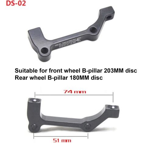 Support de frein à disque vélo ultra-léger pour rotor 140/160/180/203mm (1/5)