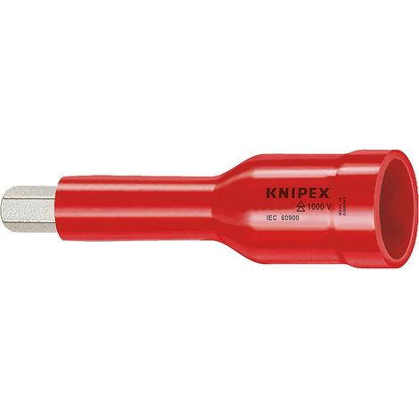 KNIPEX 98 49 06 Chiave a bussola per viti ad esagono incassato con attacco quadro interno 1/2" 75 mm