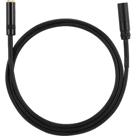 Adaptateur Audio 3.5mm Femelle vers Mini XLR Mâle pour Caméra et Matériel Photo (1m) (1/5)