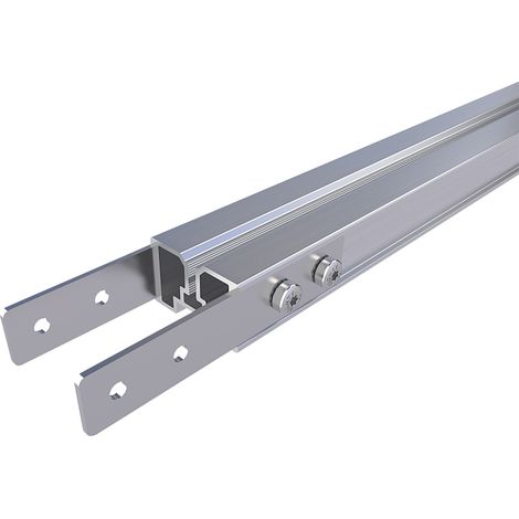 HSI Terra Systec Profilverbinder Aluminium Pressblank inkl. Schrauben 100 mm - 10 Stück (1/3)